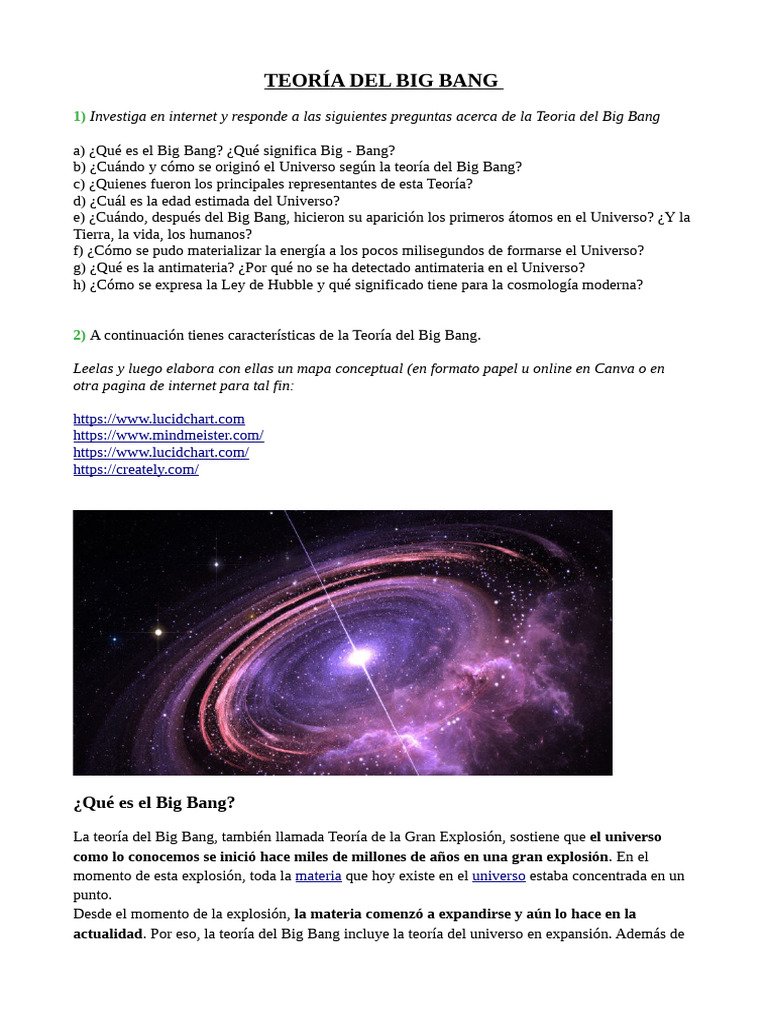 Teoria de Big Bang | PDF