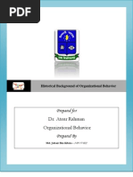 Download Historical Background of Organizational Behavior by Jubair Bin Kibria SN76514597 doc pdf