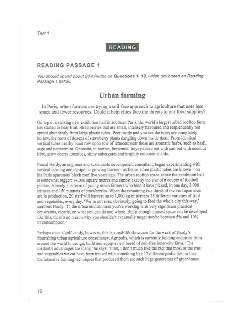 IELTS Academic Reading Test 18 | PDF