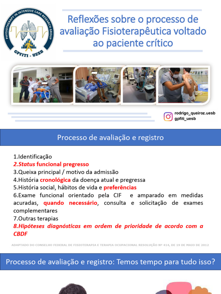 Avaliação Do Paciente Crítico | PDF