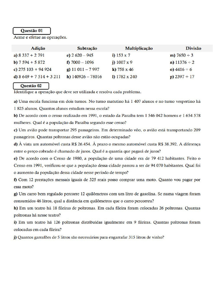 Atividade | PDF