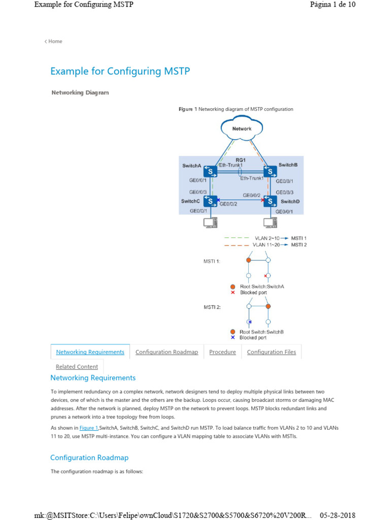 MSTP Lab | PDF