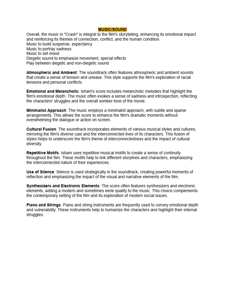 Crash, Exam | PDF