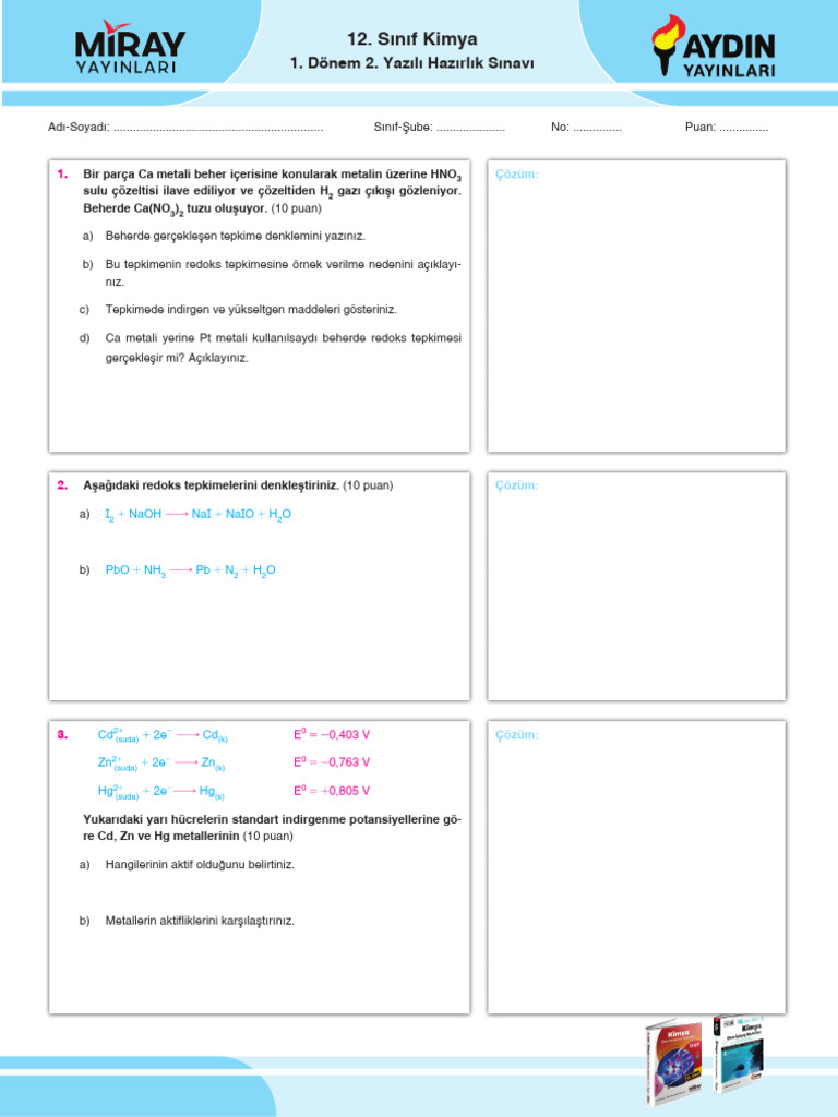 Sınıf 1 Dönem 2 Yazılı - 2-1 | PDF