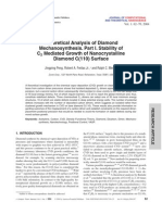 Jingping Peng, Robert A. Freitas Jr. and Ralph C. Merkle - Theoretical Analysis of Diamond Mechanosynthesis. Part I. Stability of C2 Mediated Growth of Nanocrystalline Diamond C (110) Surface