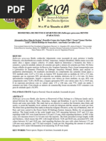 Biometria de Frutos e Sementes de Dalbergia Spruceana Benth Fabaceae