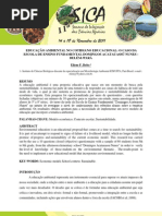 EDUCAÇÃO AMBIENTAL NO COTIDIANO EDUCACIONAL - O CASO DA ESCOLA DE ENSINO FUNDAMENTAL DOMINGOS ACATAUASSÚ NUNES - BELÉM - PARÁ