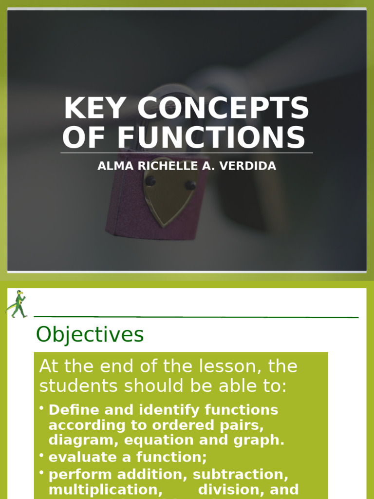 Lesson - 1 - Keyconcepts of Functions | PDF