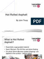 Hot Rolled Asphalt: A Brief History and Analysis