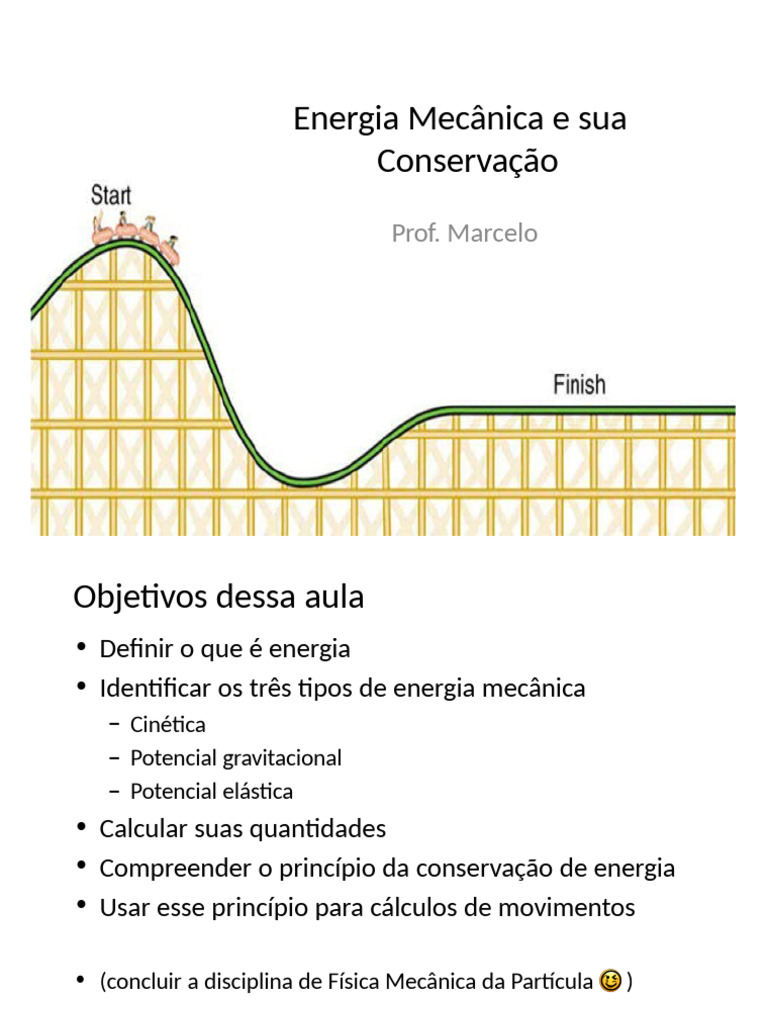 Conservação da Energia Mecânica | PDF | Energia potencial | Energia ...