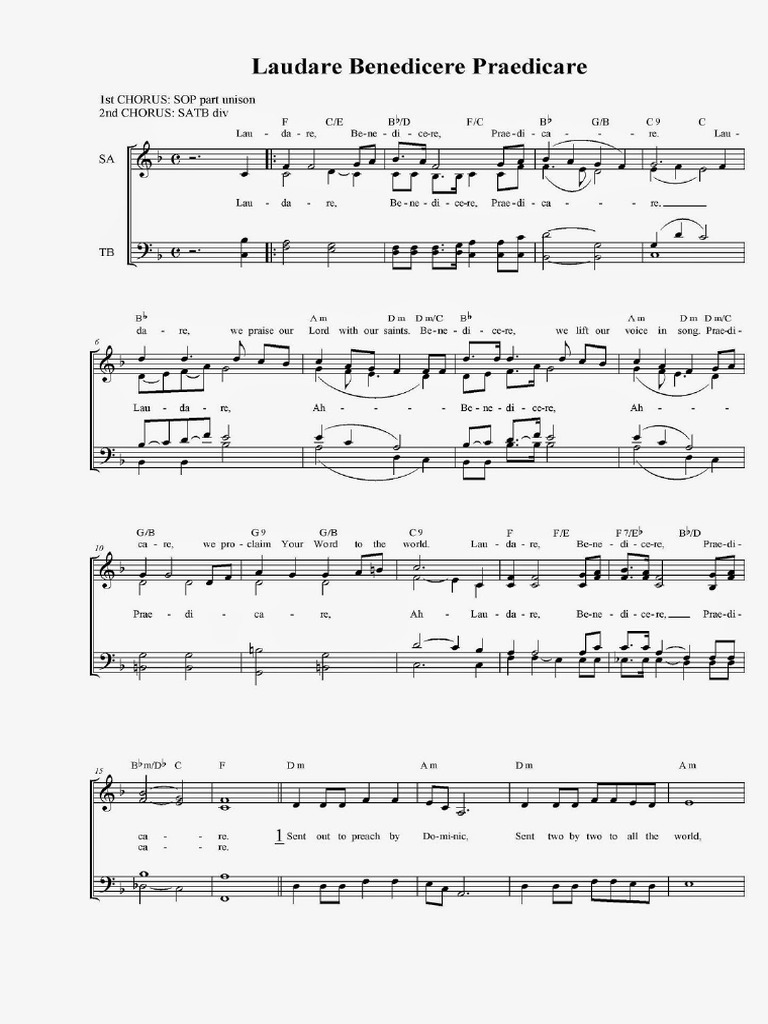 Laudare Benedicere | PDF