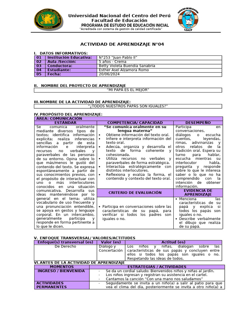 Actividad de Aprendizaje n4 | PDF