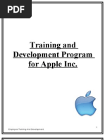 Download Training and Development Program for Apple Inc by sanorita2818 SN76523319 doc pdf
