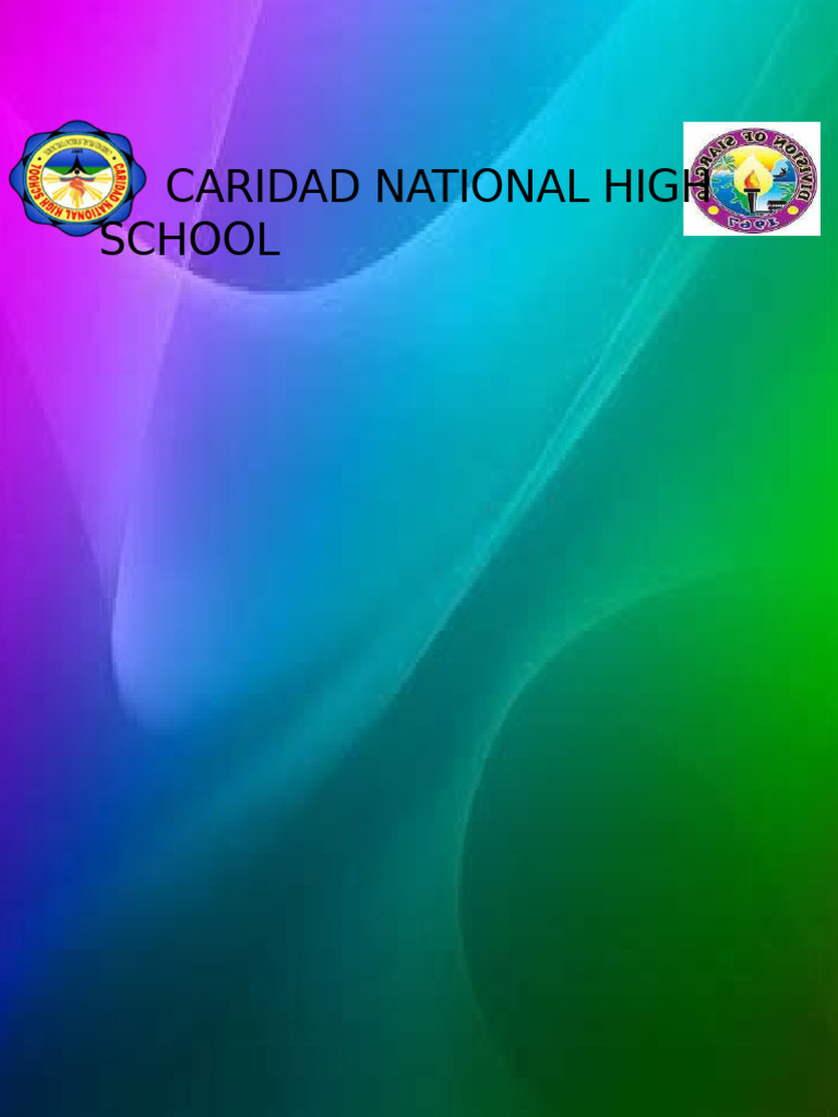 Caridad National High School | PDF