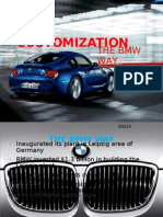 Mass Customization: The BMW WAY