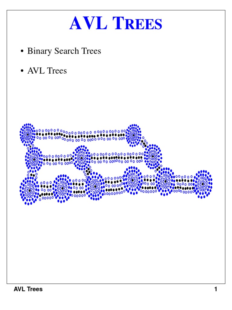 Avl T: - Binary Search Trees - AVL Trees | PDF | Mathematical Concepts ...