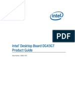 Intel Desktop Board DG43GT Product Guide: Order Number: E68221-001