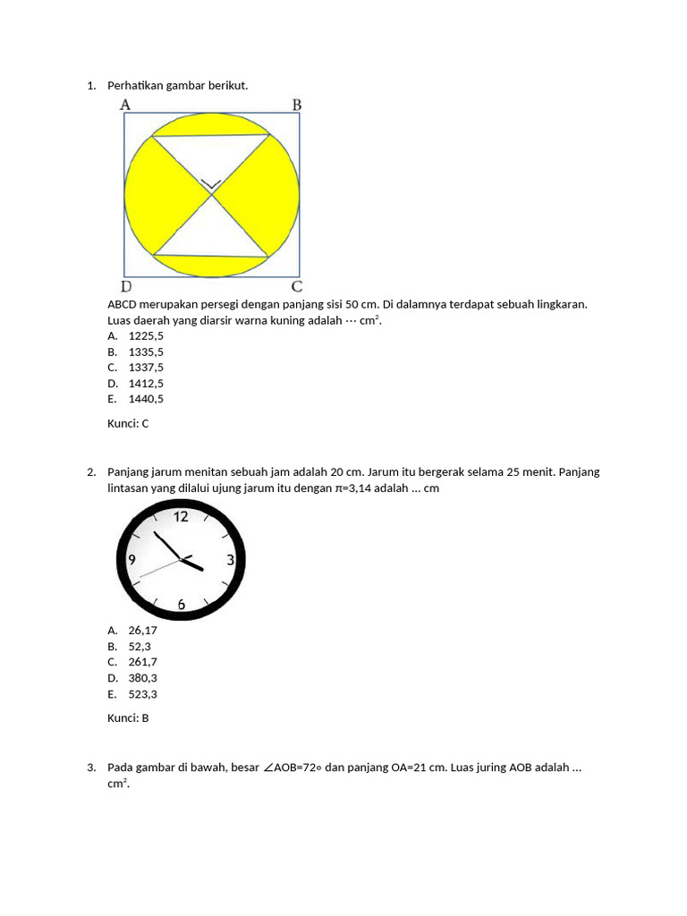 Soal Matem Xi | PDF
