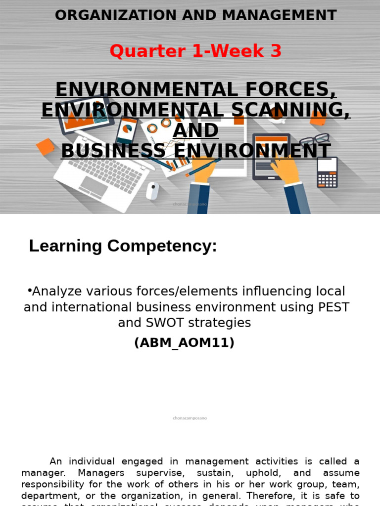 Environmental Forces in Business Management | PDF | Gross Domestic ...