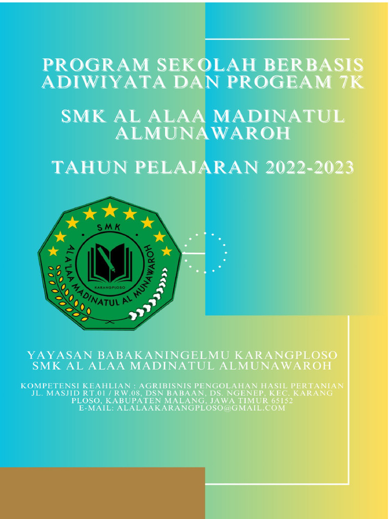 ROGRAM KERJA 7k | PDF