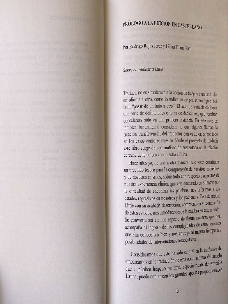 Prólogo A La Edición en Castellano | PDF