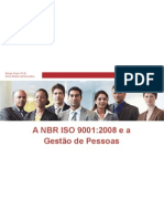 A NBR ISO 9001.2008 e a Gestão de Pessoas
