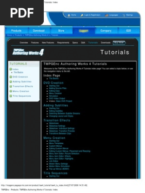Tmpgenc Authoring Works 4 Tutorials Dvd Menu Computing