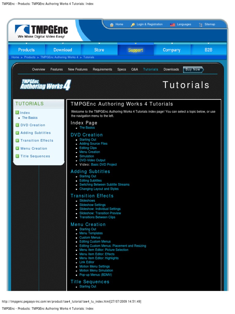 Tmpgenc Authoring Works 4 Tutorials Dvd Menu Computing