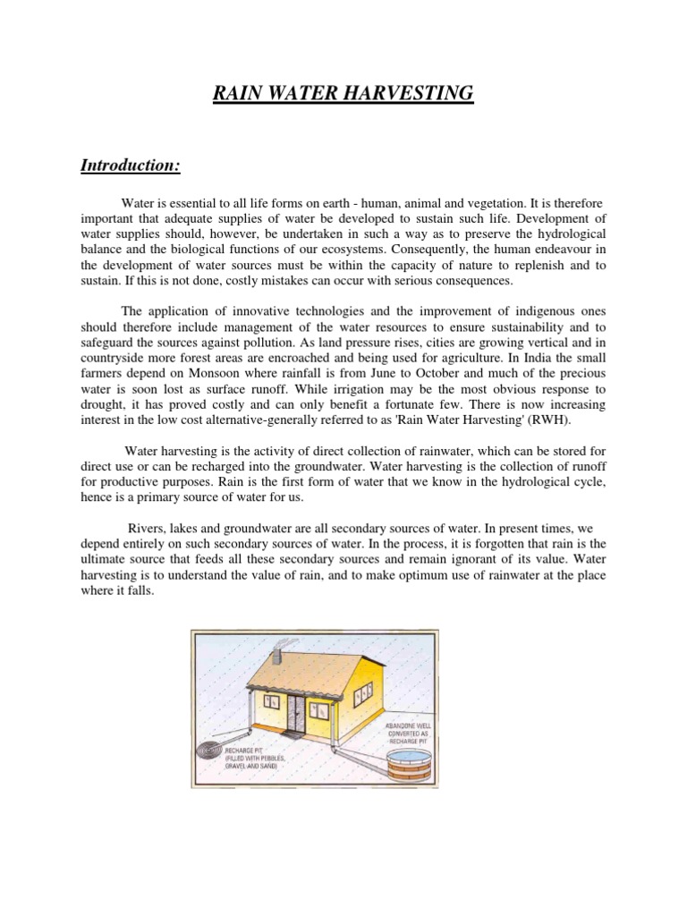 Rain harvesting systems image