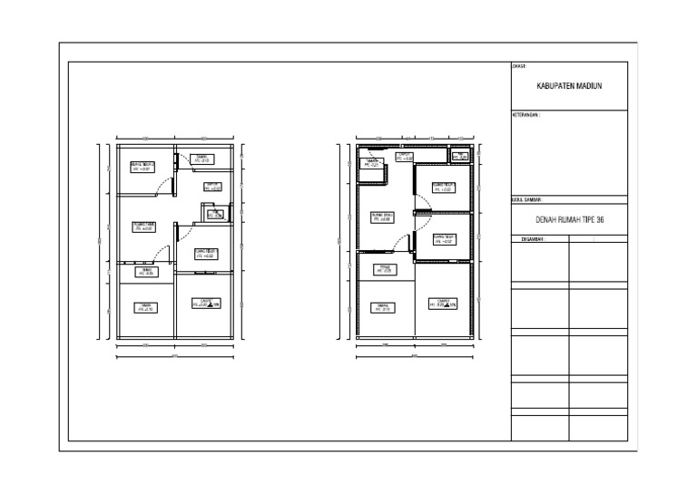 Denah PDF Model | PDF