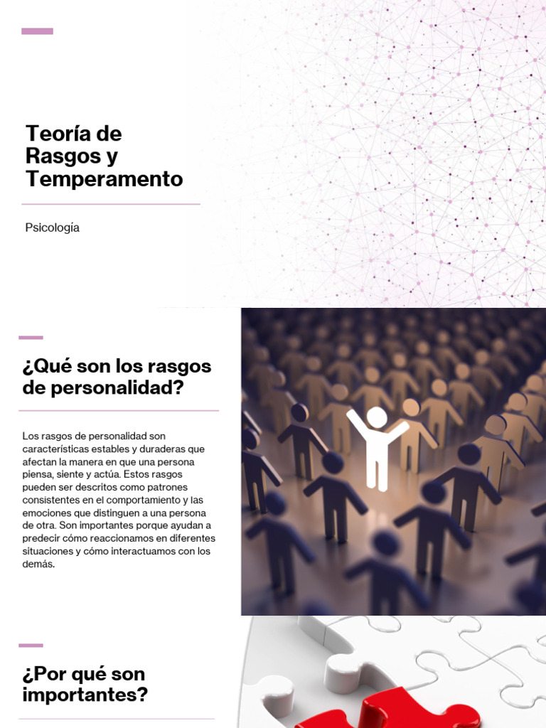 Teoría de Rasgos y Temperamento (Psicología) | PDF