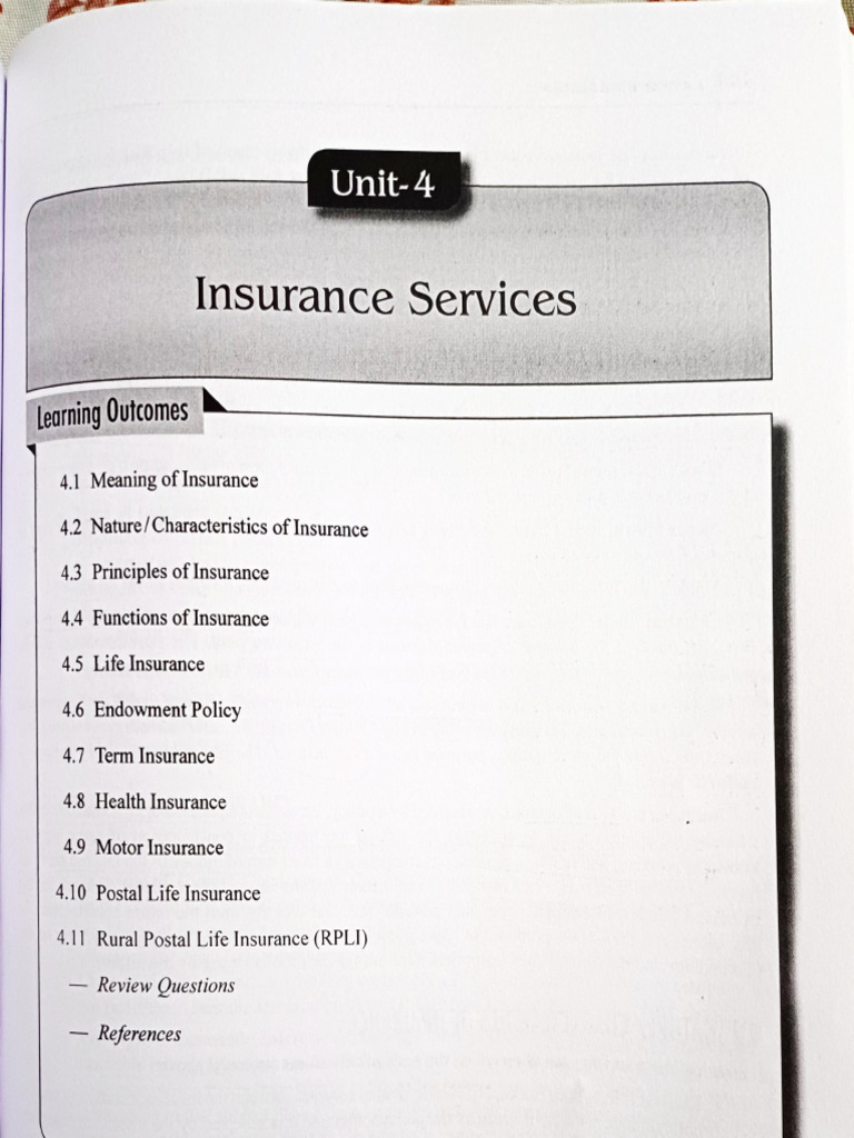 CH 4 Insurance | PDF