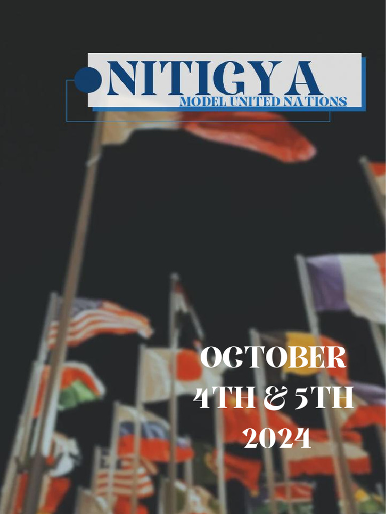 Brochure NITIGYA 3.0 MUN 2024 Final | PDF
