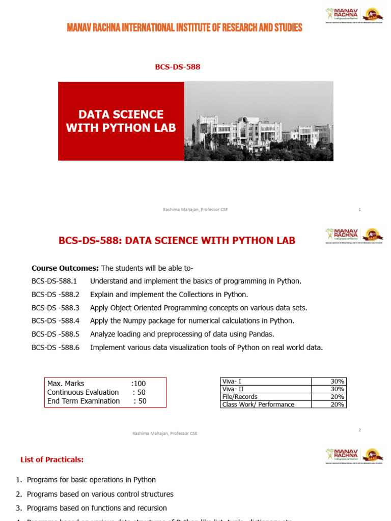 Lab 1-Share | PDF | Python (Programming Language) | Teaching Methods ...