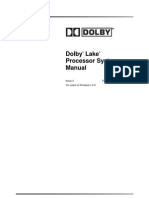 Dolby Lake Processor System Manual