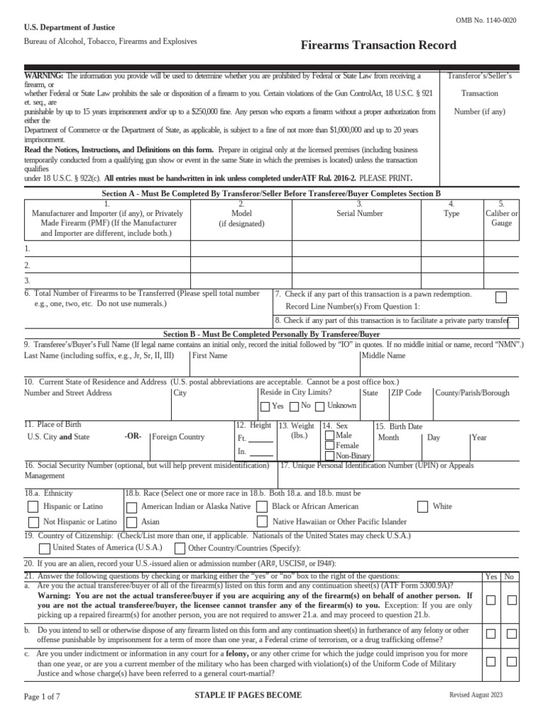 Atf 4473 | PDF