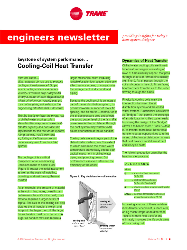 Trane Coils | PDF