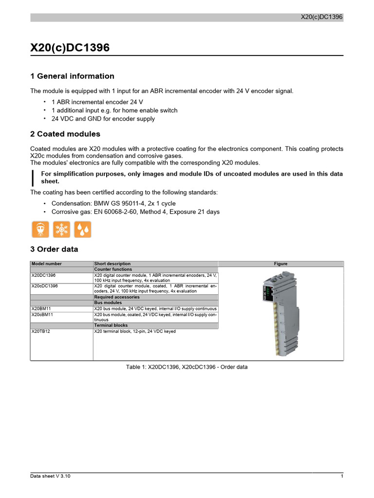 X20 (C) DC1396-ENG V3.10 | PDF