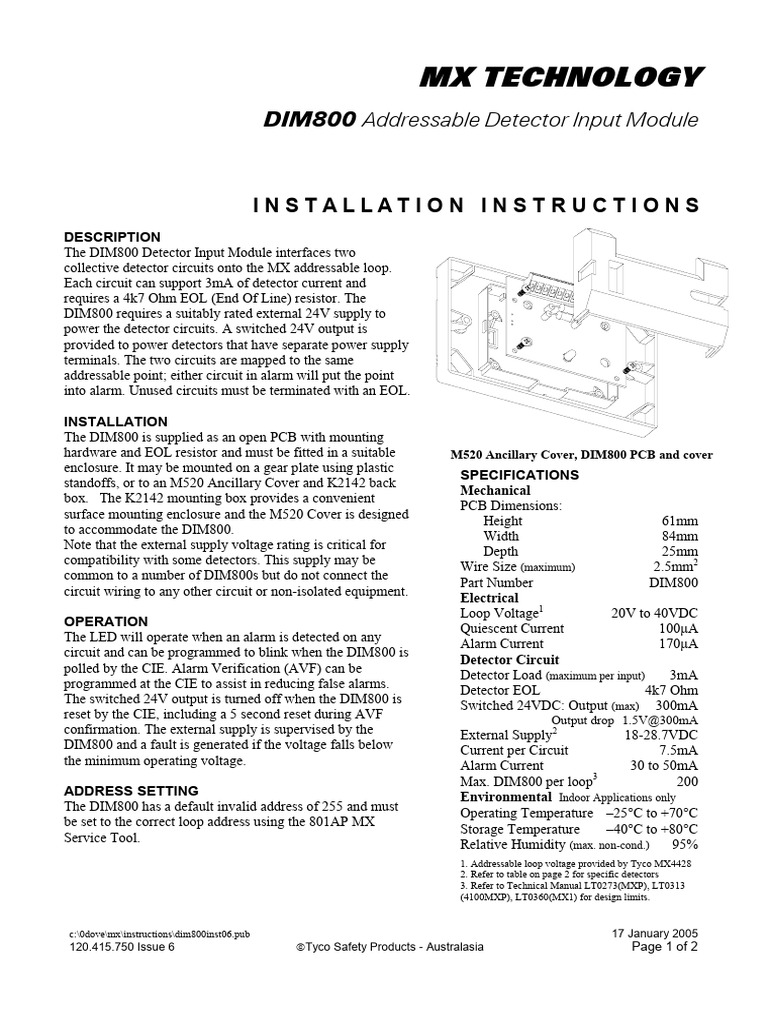 DIM800 Inst | PDF
