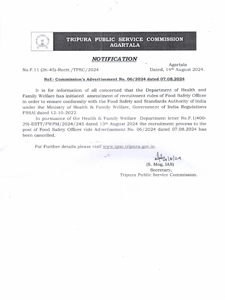 Notification 14082024 | PDF