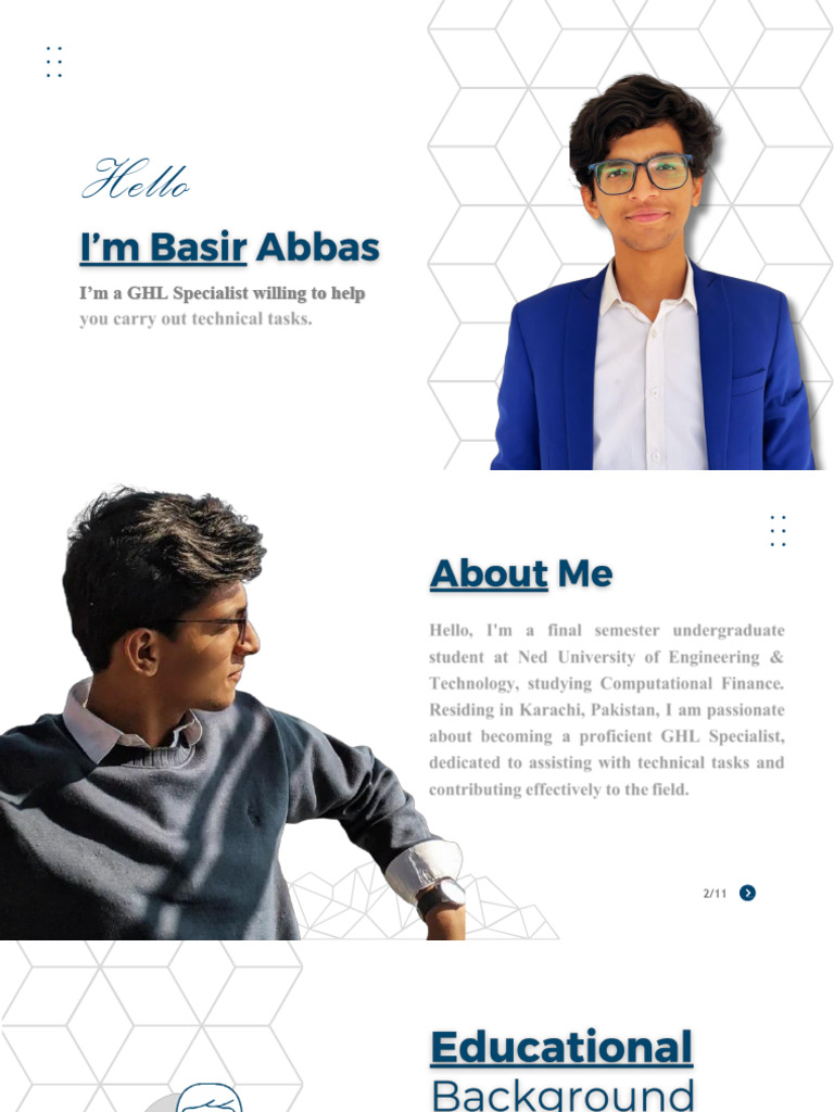 Basir's Portfolio | PDF