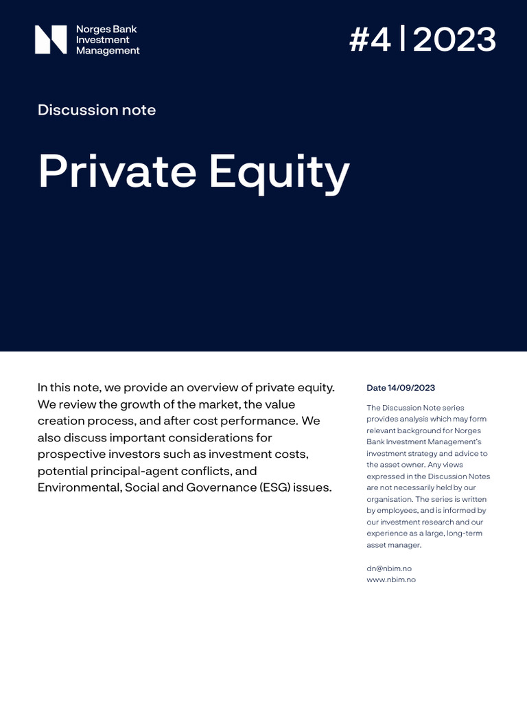 Private Equity Guide 1723046539 | PDF | Private Equity | Leveraged Buyout