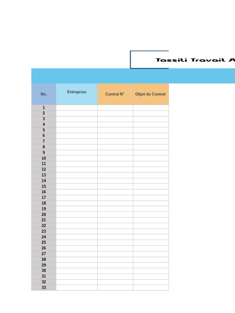 Modele Gestion de Contrat TTA | PDF