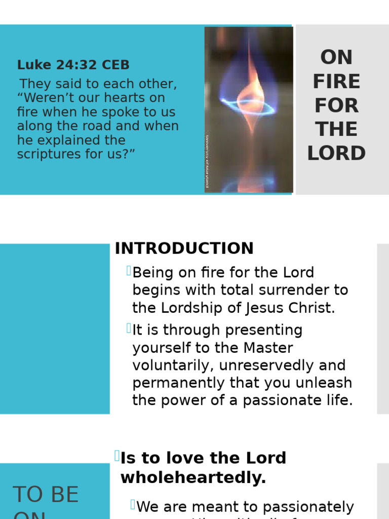 192 On Fire For The Lord (Aug 12) | PDF