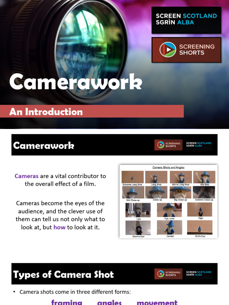 Camerawork Techniques and Effects | PDF | Cinematography | Career & Growth