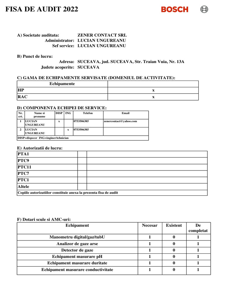 Fisaaudit 1 | PDF