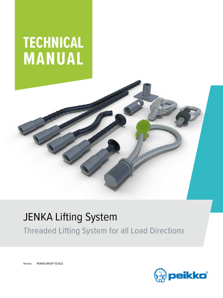 JENKA Threaded Lifting System Guide | PDF | Screw | Precast Concrete