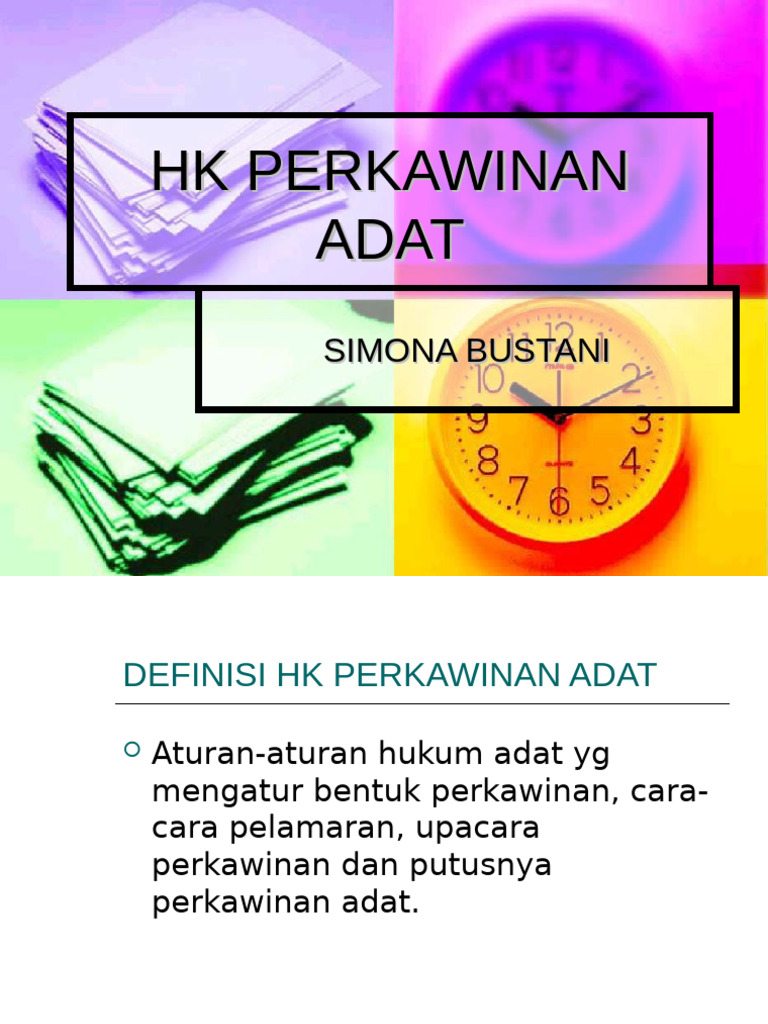 Hukum Perkawinan Adat Pdf