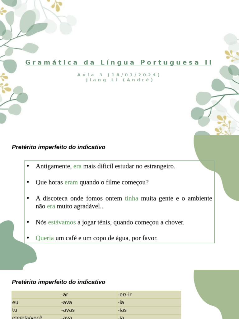 Aula 3 | PDF
