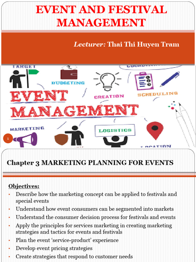 Event and Festival Management - Chapter 3-Event Marketing | PDF